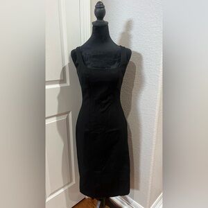 🛑SOLD OUT🛑Banana Republic Dress Womens Size 2 Black Sleeveless Bi-Stretch NWT